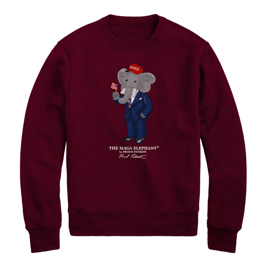 MAGA Elephant Crewneck Sweatshirt
