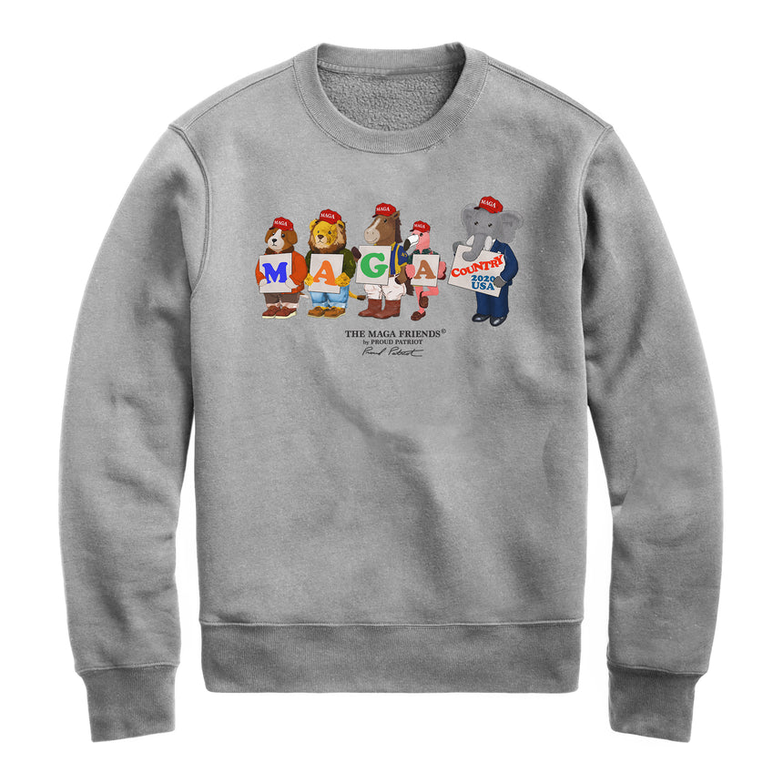 MAGA Friends Crewneck Sweatshirt