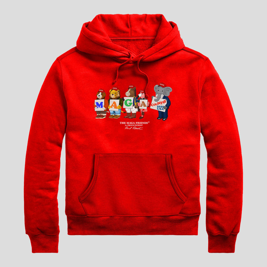 MAGA Friends Hooded Sweatshirt