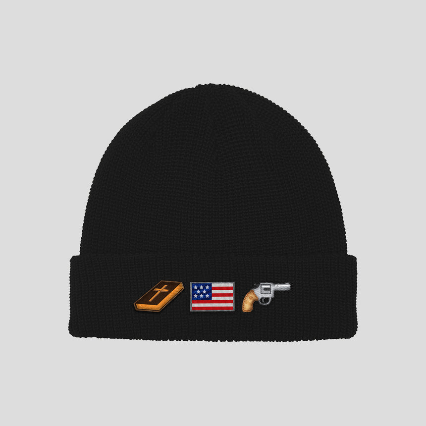 Faith, Freedom, Firearms Knit Cap