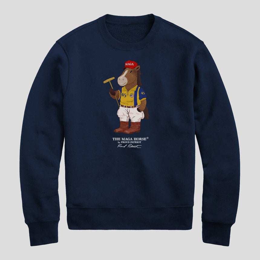 MAGA Horse Crewneck Sweatshirt | Mens