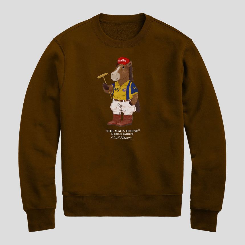 MAGA Horse Crewneck Sweatshirt | Mens