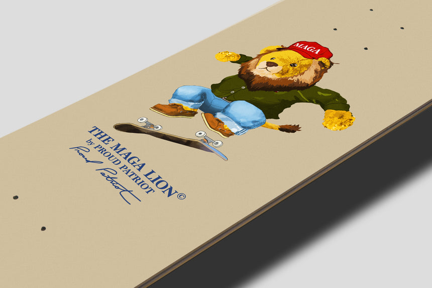 MAGA Lion Skateboard Deck